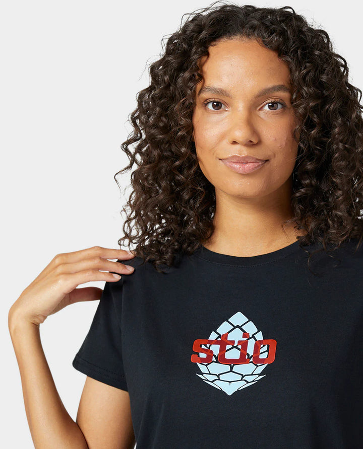 Stio Women's Whitebark Classic Tee Abyss Heather 2