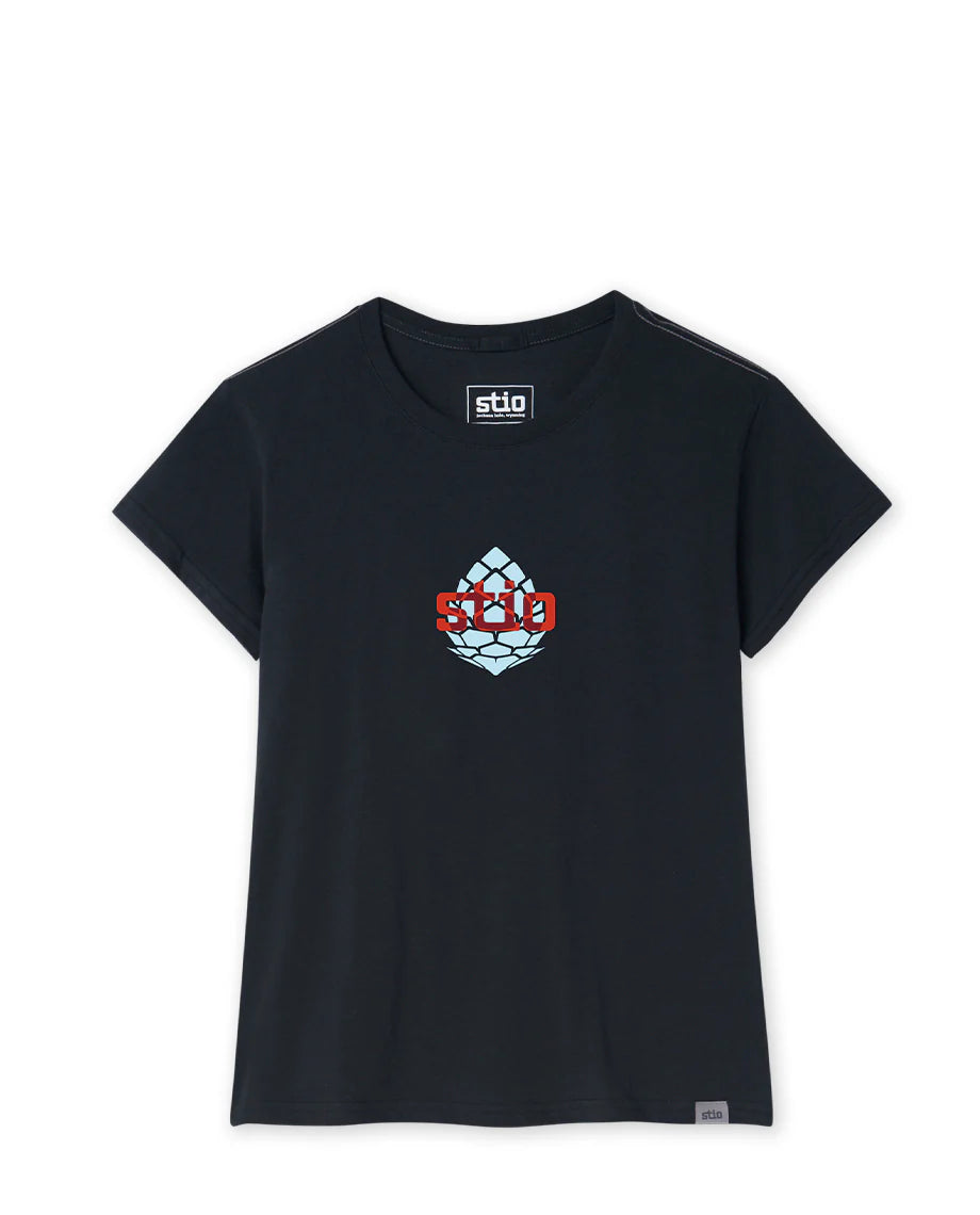 Stio Women's Whitebark Classic Tee Abyss Heather