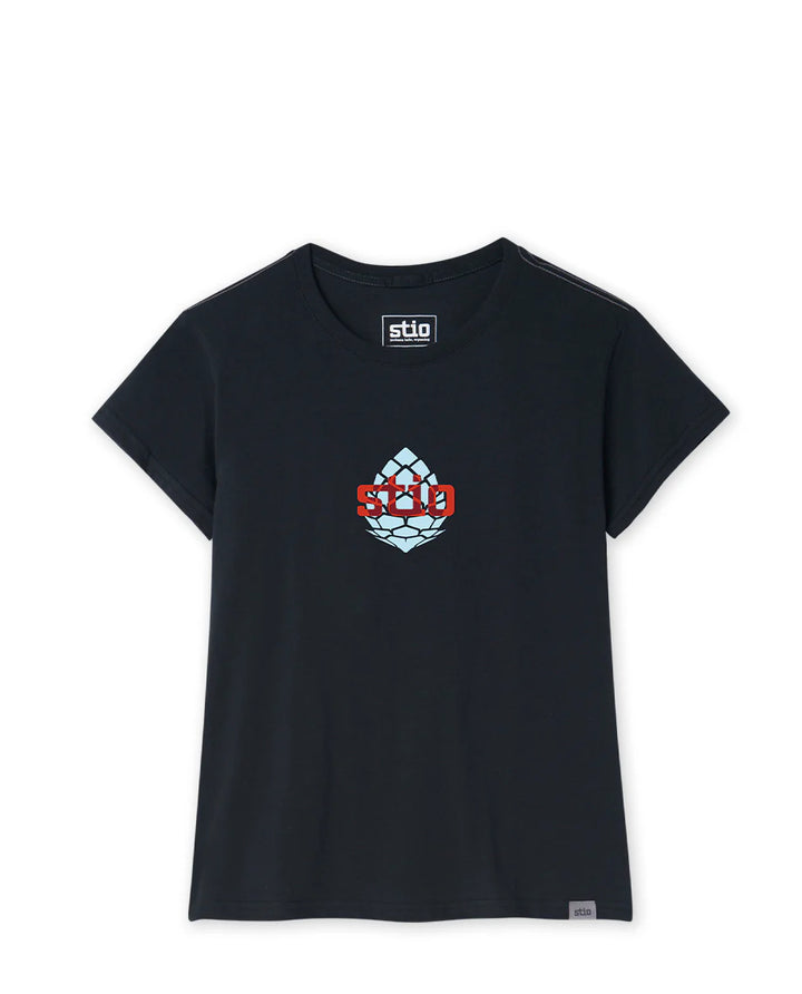 Stio Women's Whitebark Classic Tee Abyss Heather