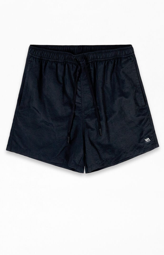 RVCA Men's Outsider Basecamp Training Shorts in Black - Size Medium 1