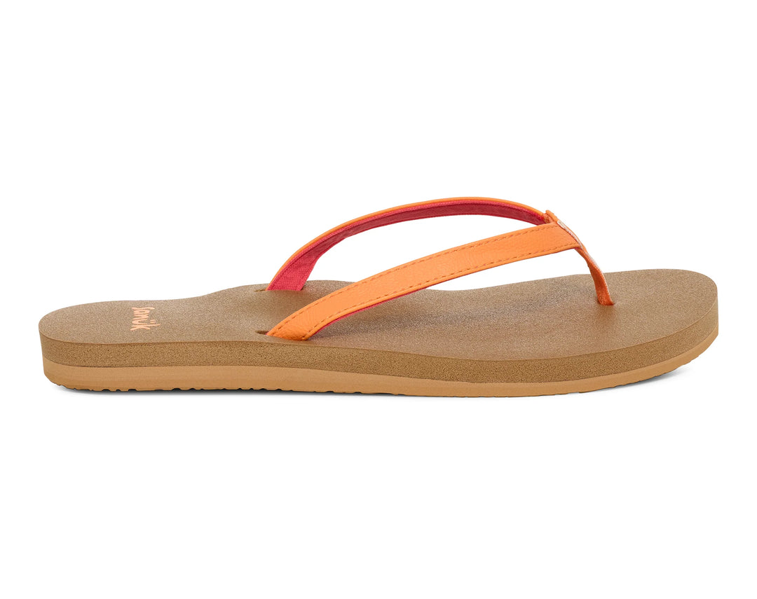 Sanuk Womens Yoga Joy II Papaya