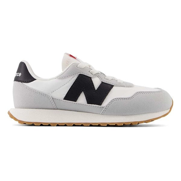 New Balance  Kids' 237 Bungee  - White/Black 1