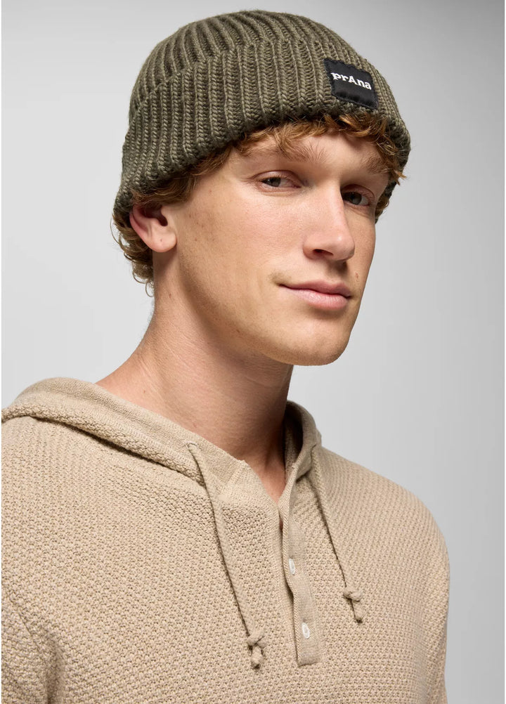 PrAna Logo Beanie Pistachio 1