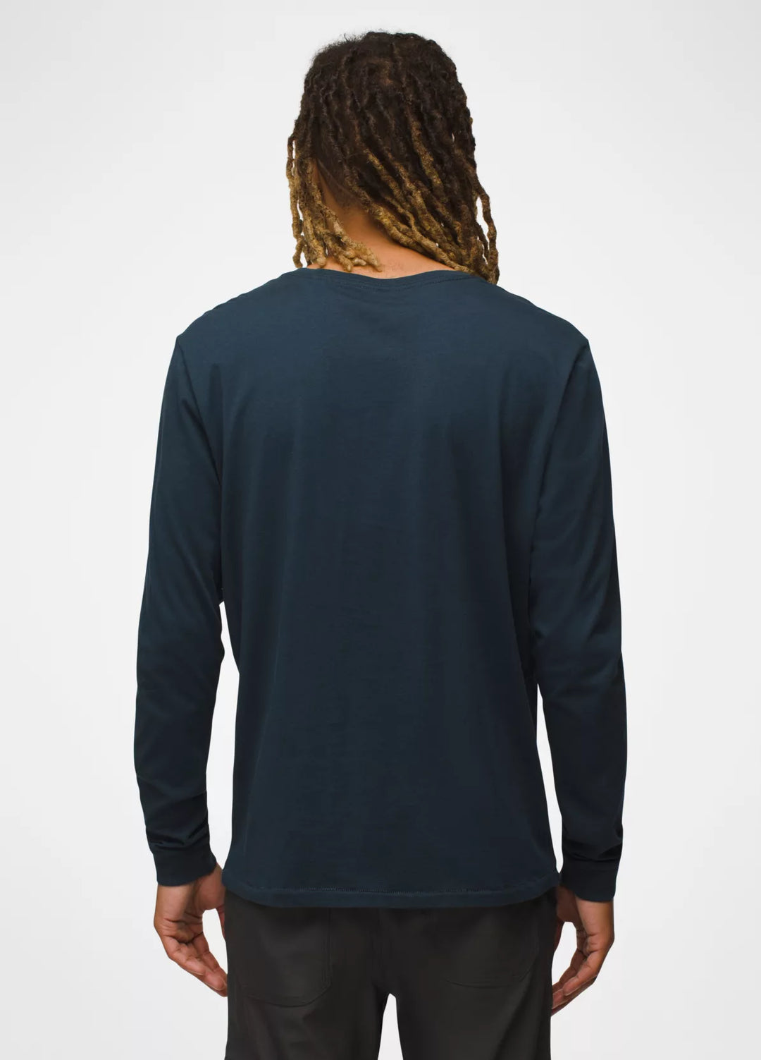 PrAna Men’s Everyday Long Sleeve Tee1 Stormy Night pic 1 - The Shoe Collective