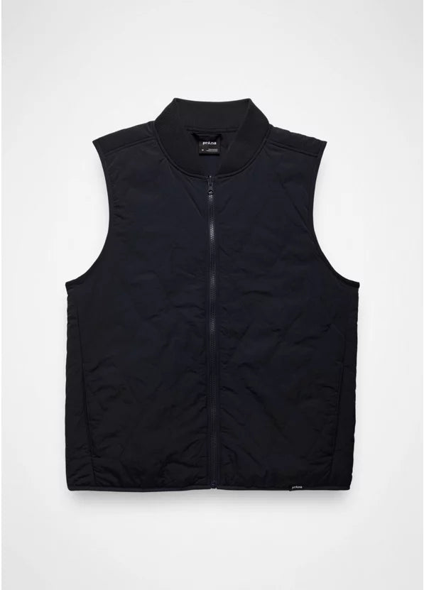 Black vest on a white background