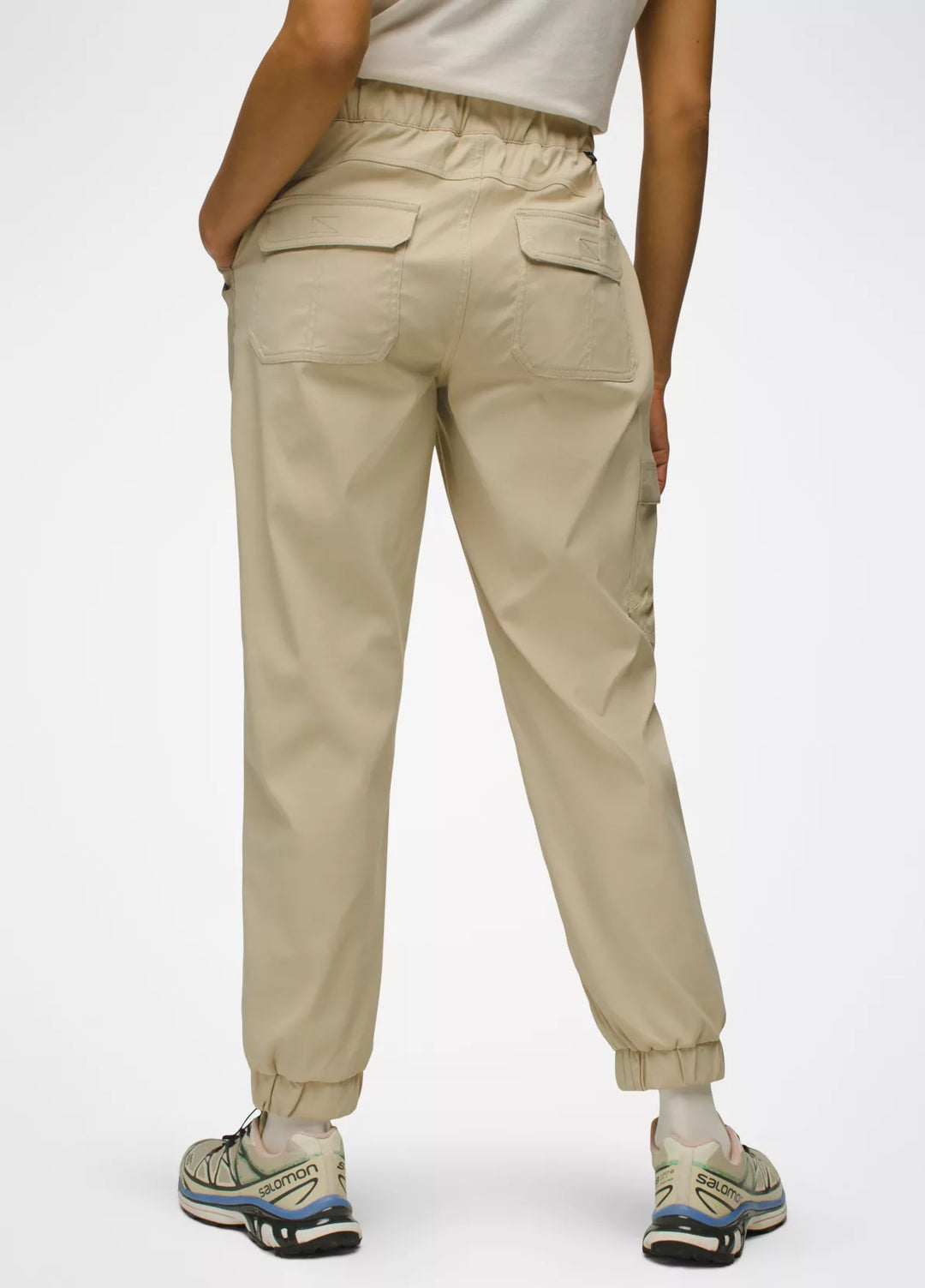PrAna Women’s Stretch Zion E-Waist Jogger Sandstone Block pic 3 - The Shoe Collective