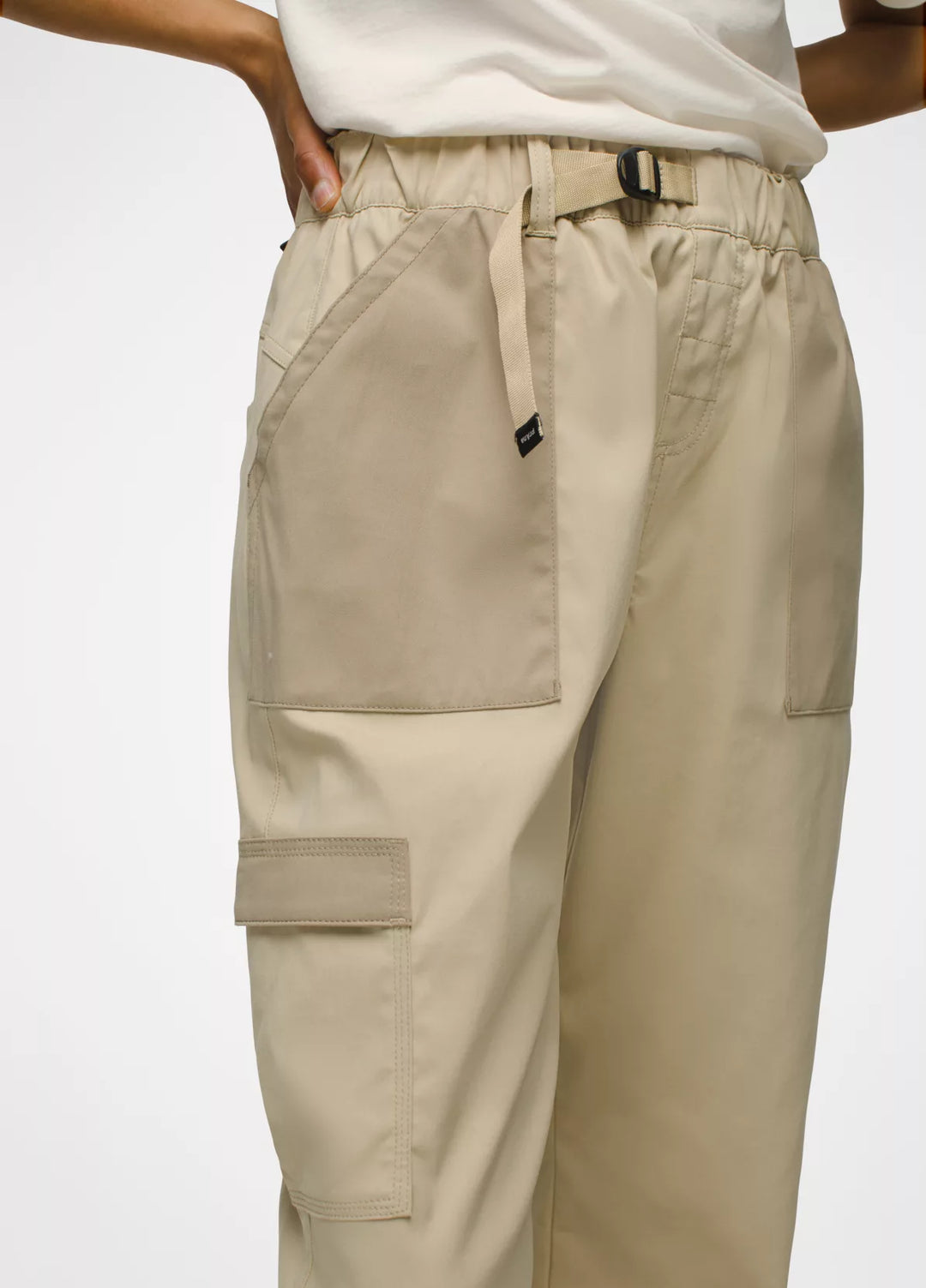 PrAna Women’s Stretch Zion E-Waist Jogger Sandstone Block pic 4 - The Shoe Collective