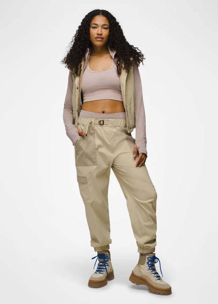 PrAna Women’s Stretch Zion E-Waist Jogger Sandstone Block pic 5 - The Shoe Collective