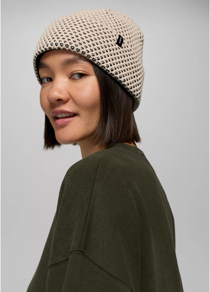 PrAna Bristlecone Beanie Almond 1