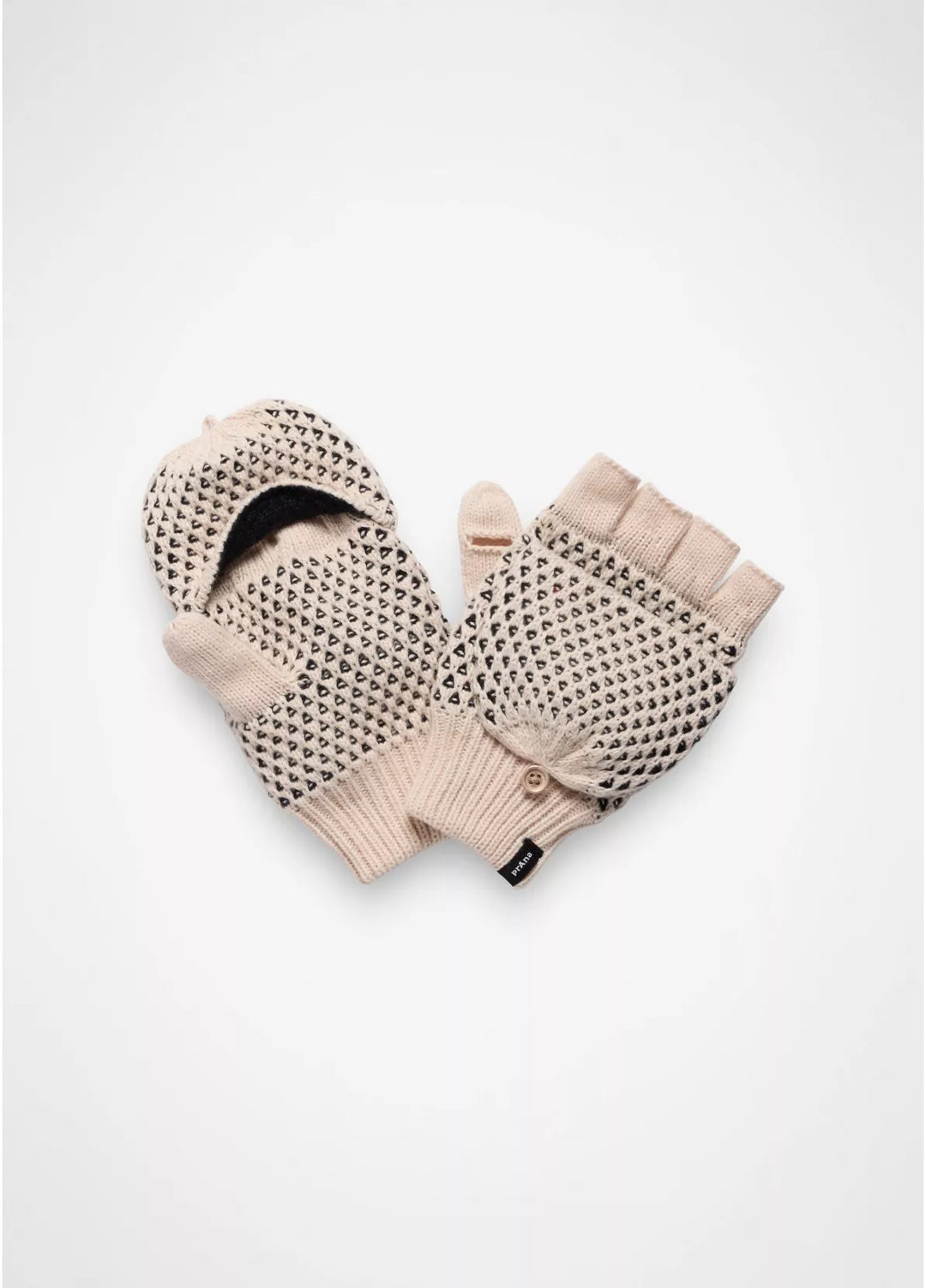Prana Britlescone Convertible Mitten Almond