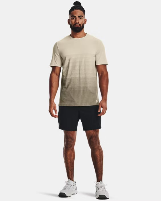 UA Vanish Woven 6” Short - Black/Pitch Gray 2