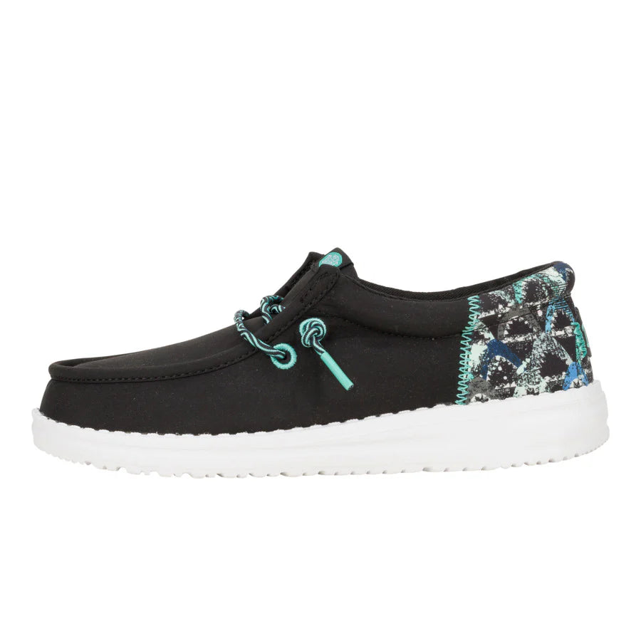 Hey Dude Wally Funk Youth Sharks Black/Multi