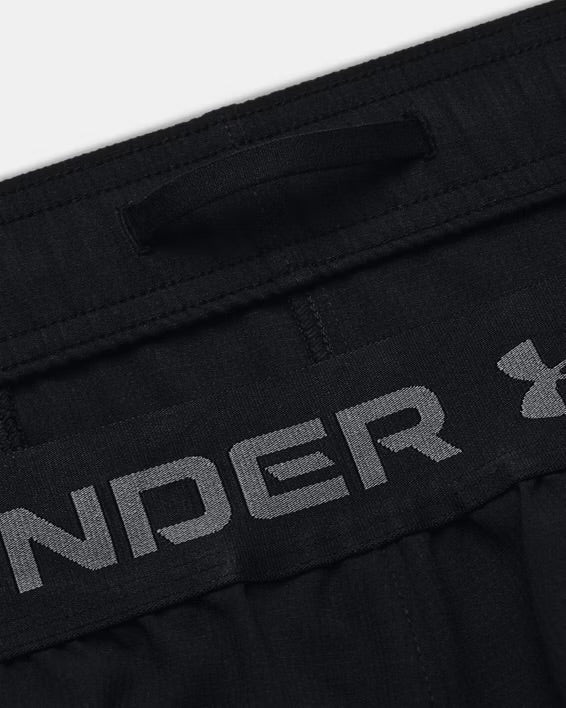 UA Vanish Woven 6” Short - Black/Pitch Gray 4