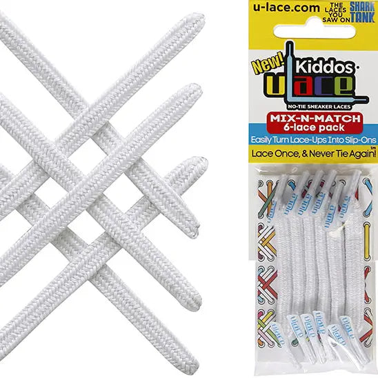 ULace Kiddos White White pic 1 - The Shoe Collective