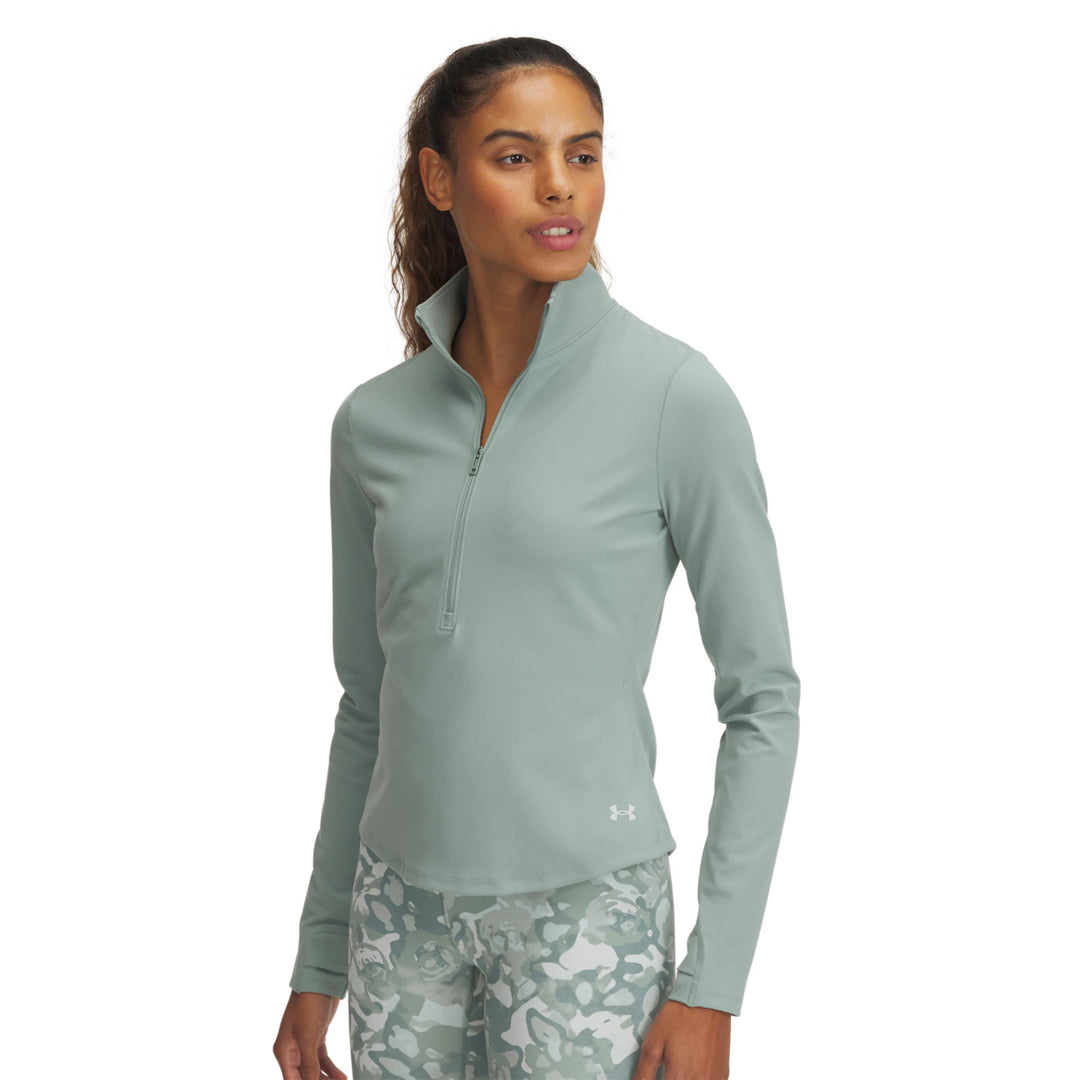 UA Women’s Motion Half Zip - Silica Green