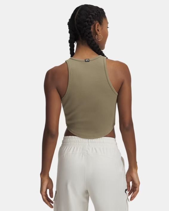 UA Women’s Rival Rib Tank - Bayou 1