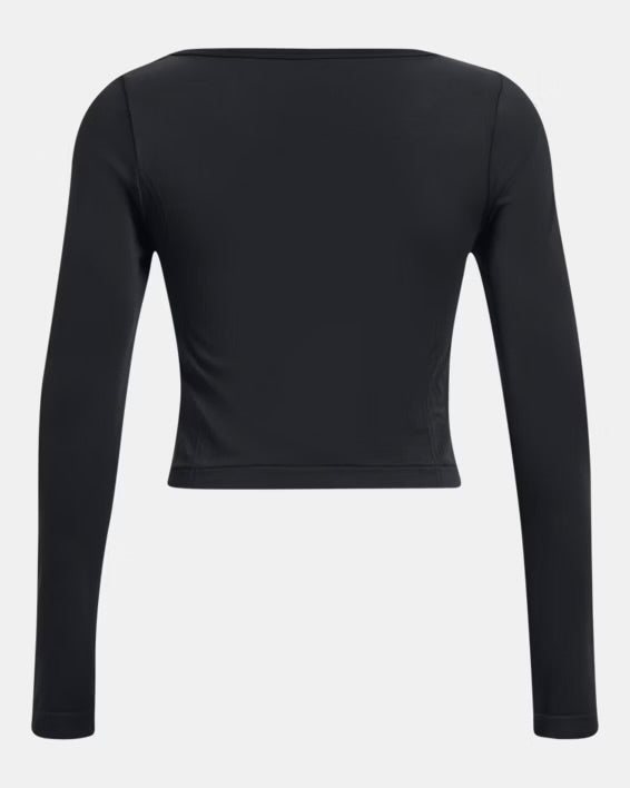 UA Train Long Sleeve - Black/White 5