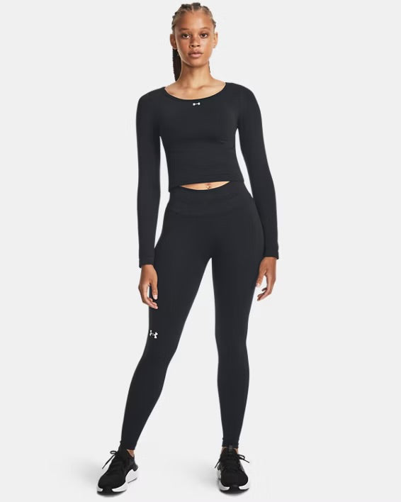 UA Train Long Sleeve - Black/White 2