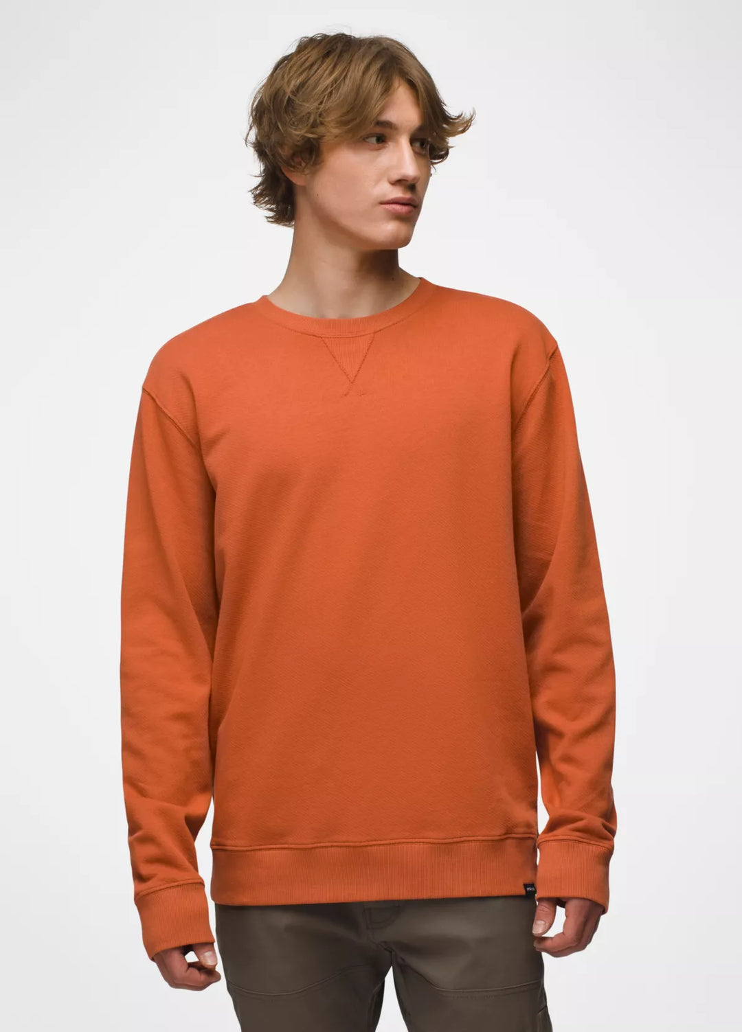 PrAna Men’s North County Crew Terracotta pic 4 - The Shoe Collective