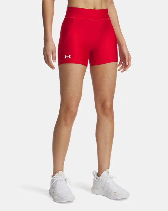 UA Women's Team 4" Shorts - Red