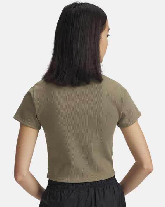 UA Women’s Rival Rib Tee - Bayou 1