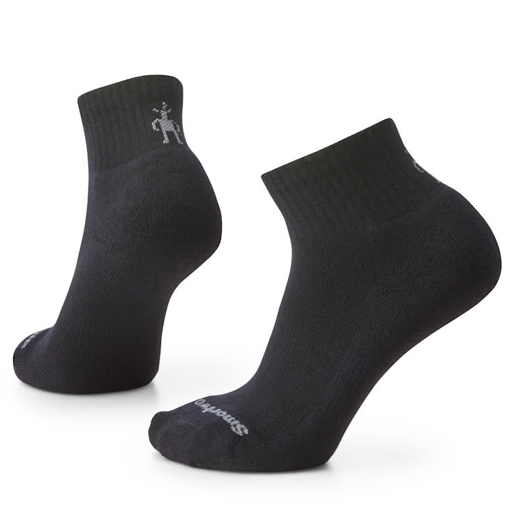 Everyday Solid Rib Ankle Socks Black pic 1 - The Shoe Collective