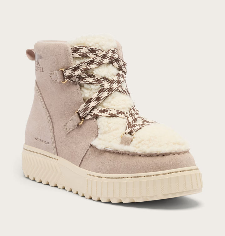 Sorel Women’s Ona Ave Alpine Waterproof Boot - Crushed Clay/Chalk 6