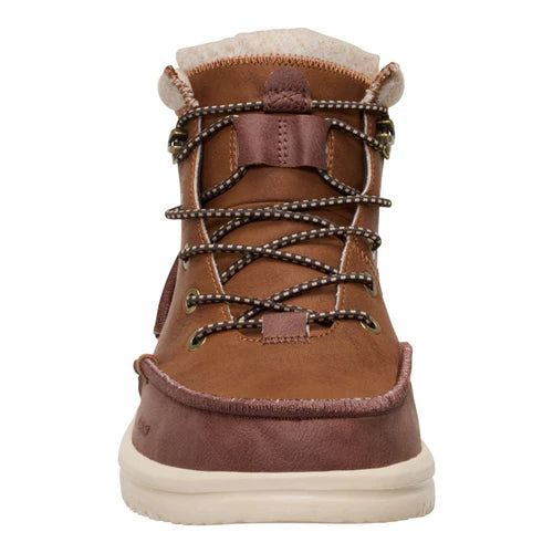HeyDude Men’s Bradley Classic Tumbled Boot - Cognac/Multi 4
