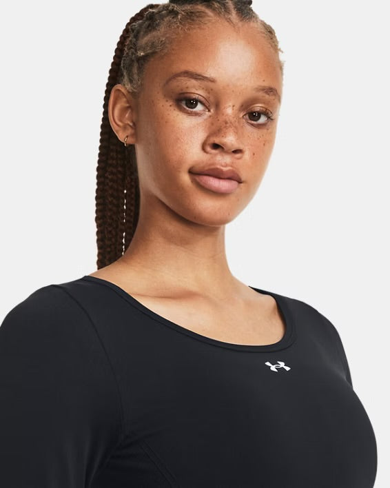UA Train Long Sleeve - Black/White 3