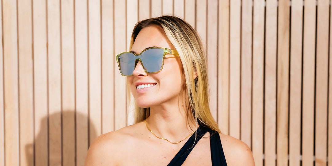 Blenders Buttertron Polarized Sunglasses Spark Lime Spark Lime pic 1 - The Shoe Collective
