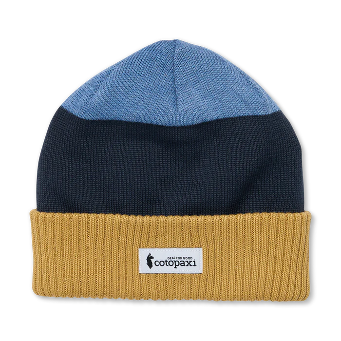 Cotopaxi Alto Beanie Bronze and Deep Sea