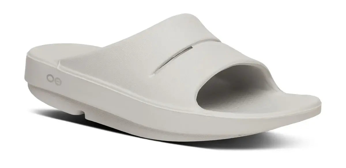 OOFOS Unisex OOahh Slide Sandal Moonstone | The Shoe Collective