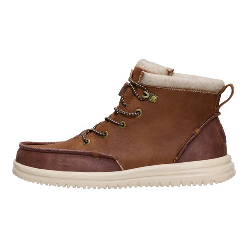 HeyDude Men’s Bradley Classic Tumbled Boot - Cognac/Multi 7