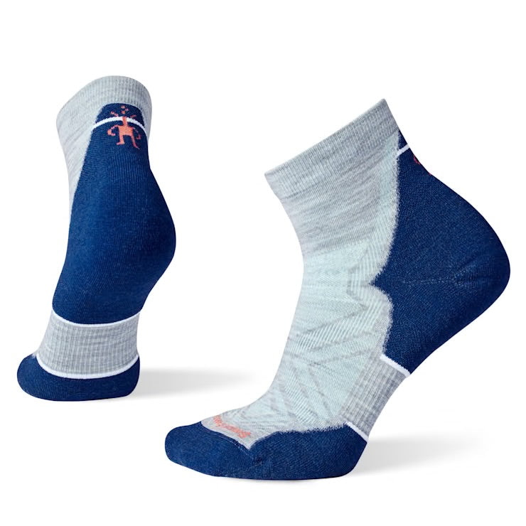Smartwool Women's Run Ankle Socks -Light Gray