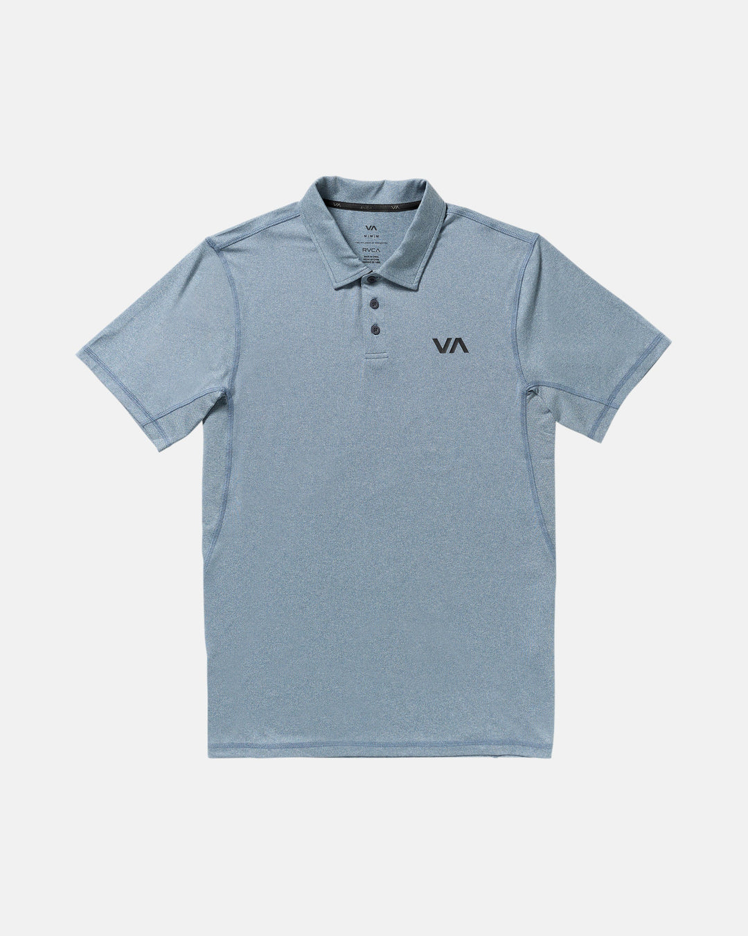 RVCA Men’s Sport Vent Polo - Vintage Navy Heather 5