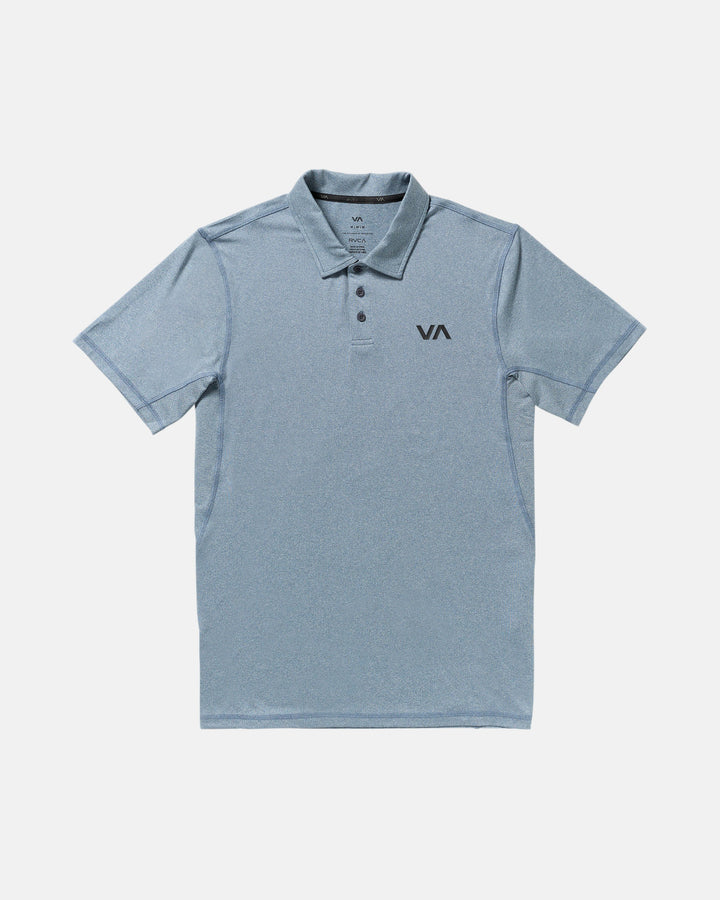 RVCA Men’s Sport Vent Polo - Vintage Navy Heather 5