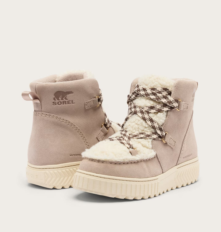 Sorel Women’s Ona Ave Alpine Waterproof Boot - Crushed Clay/Chalk 8