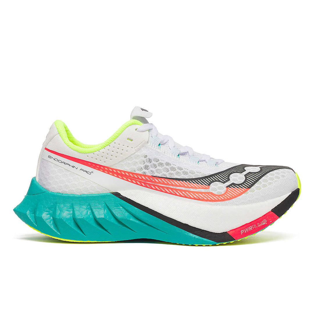 Saucony Endorphin Pro 4 Women’s Running Shoes White/Mutant