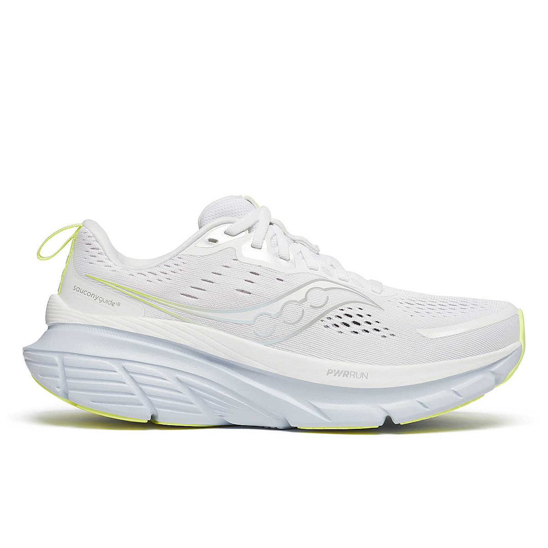 Saucony Women's Guide 18 Shoes White / Ice Melt