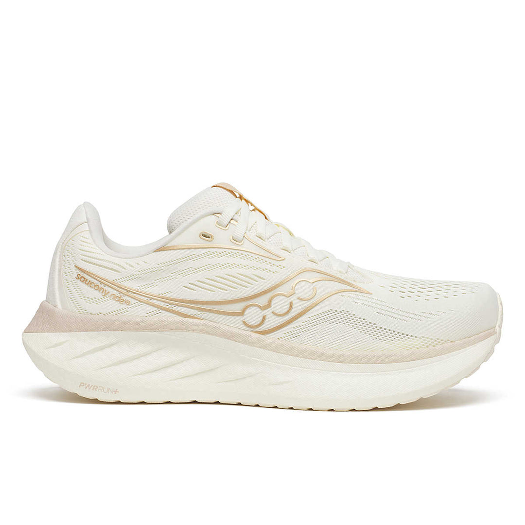 Saucony Women's Ride 18 Running Shoes Vanilla