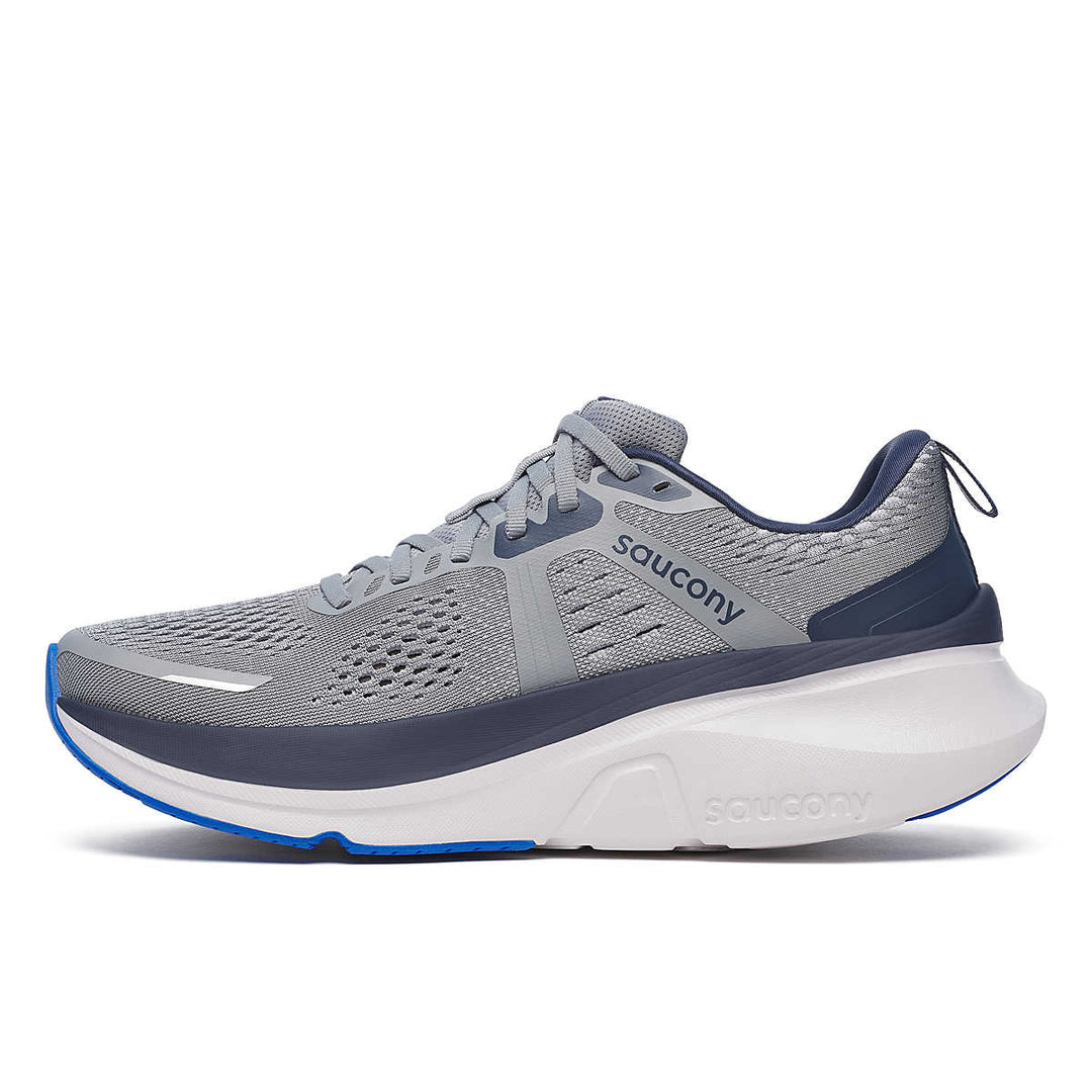 Saucony Men's Guide 18 Running Shoe Flint / Navy 1