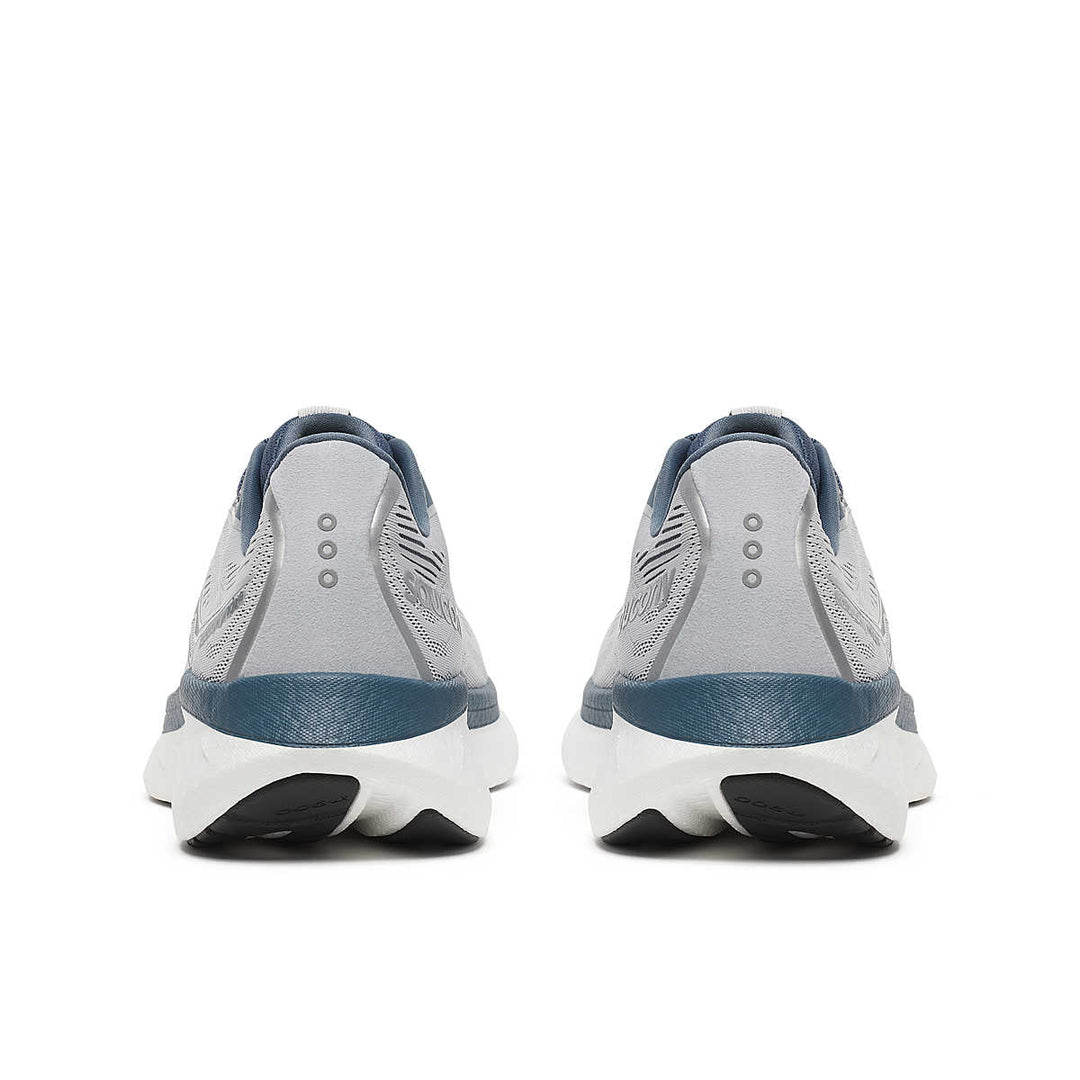 Saucony Ride 18 running shoe back Cloud / Dusk pic 1 - The Shoe Collective