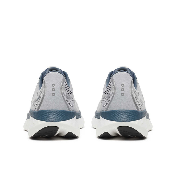 Saucony Ride 18 running shoe back Cloud / Dusk pic 1 - The Shoe Collective