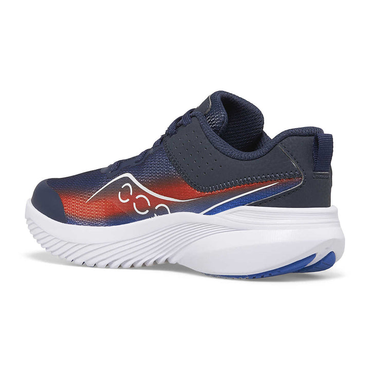 Saucony Toddlers Kinvara 14 Navy / Red pic 2 - The Shoe Collective
