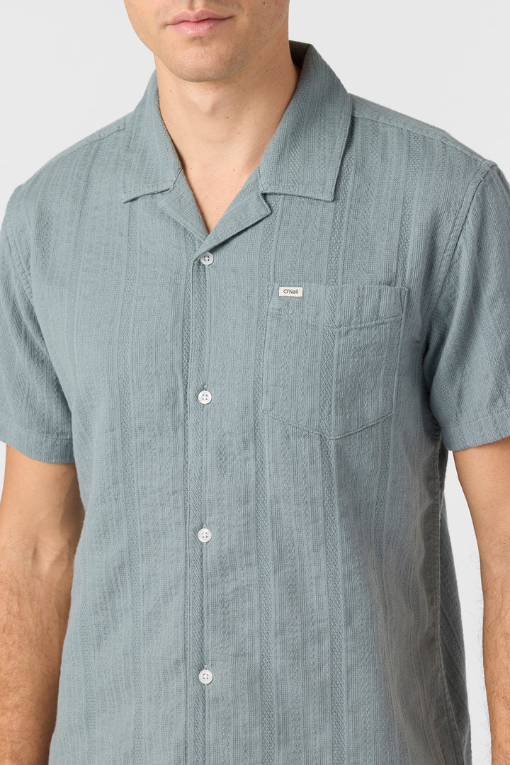Oneill Men's O'riginals Dobby Standard Fit Shirt - Stormy Sea 4
