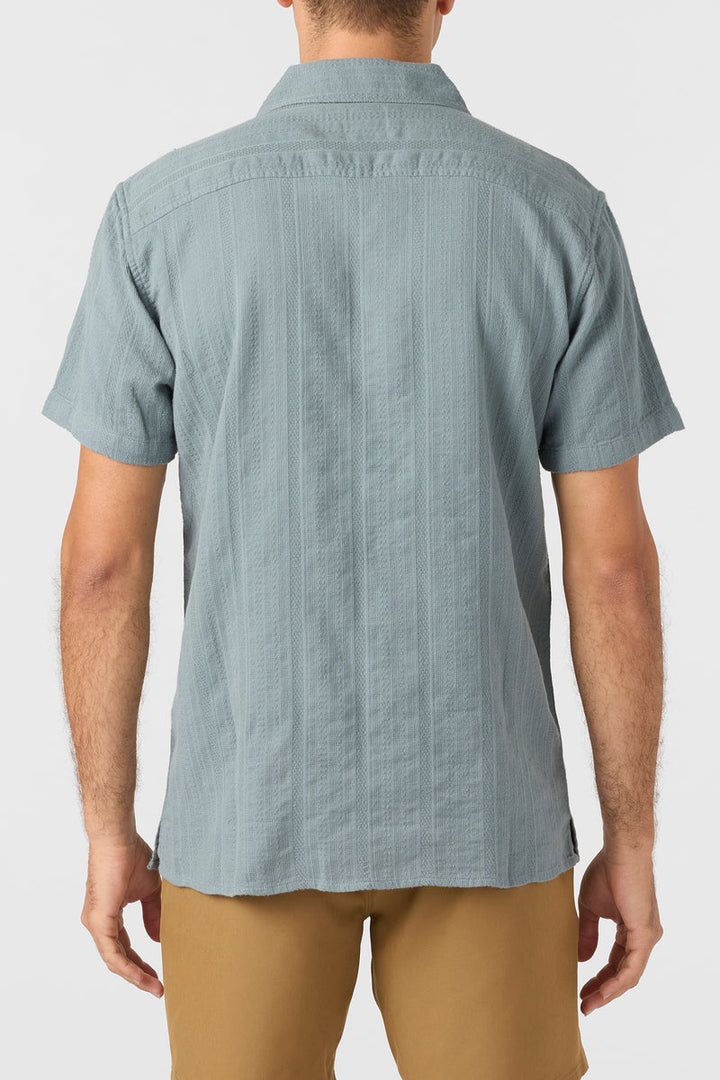 Oneill Men's O'riginals Dobby Standard Fit Shirt - Stormy Sea 1
