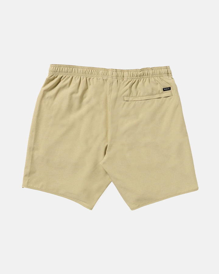 RVCA Men's Yogger Stretch Short 17" Heather Khaki 4