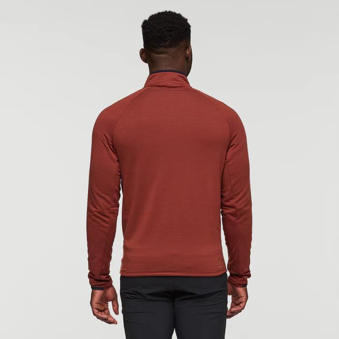 Cotopaxi - Cotopaxi Men's Otero Fleece Half-Zip Pullover Rusty Rusty pic 4 - The Shoe Collective