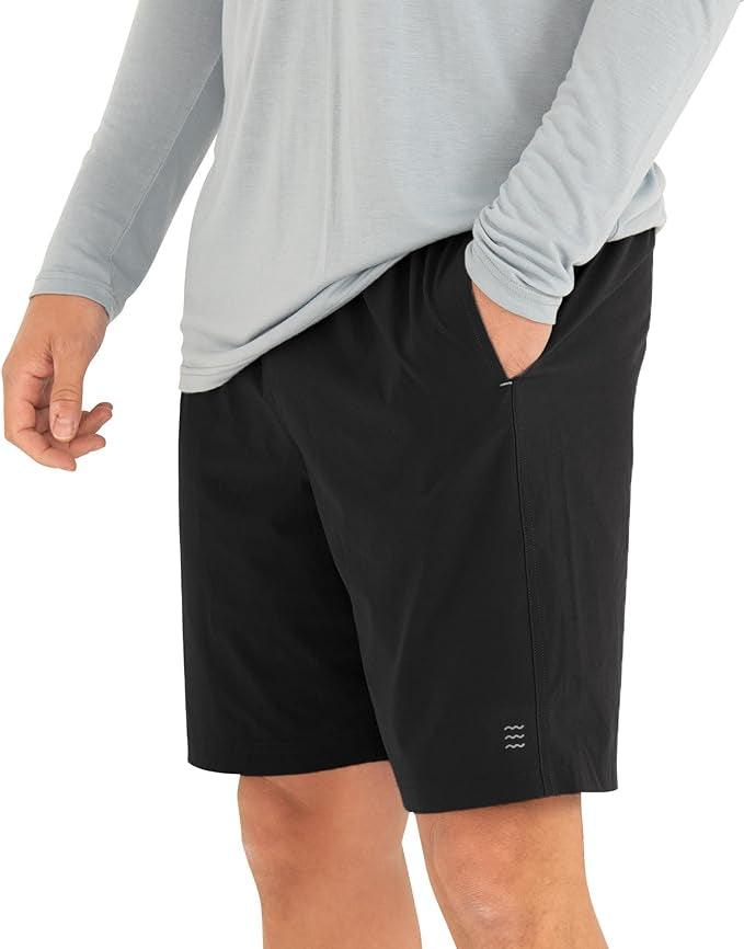 Free Fly - Free Fly Men’s Lined Breeze Shorts 7” Black pic 1 - The Shoe Collective