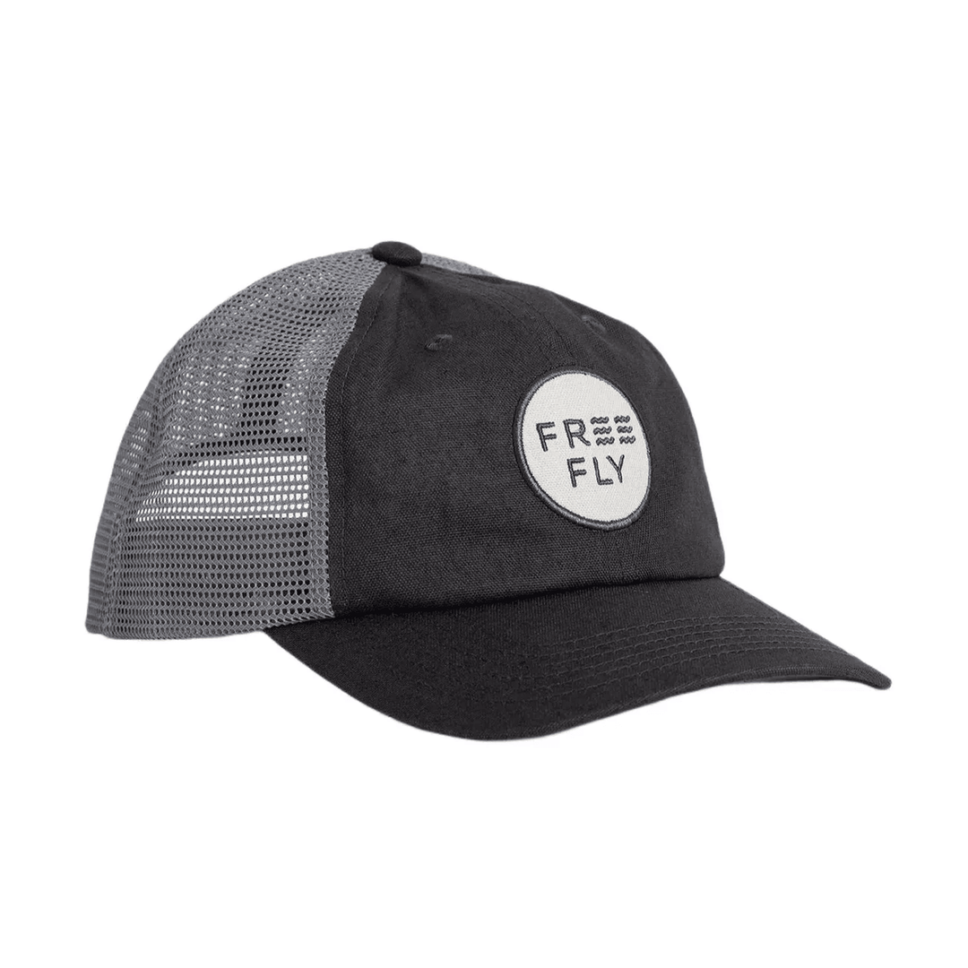 Free Fly - Free Fly Men's Low Pro Badge Trucker Hat Washed Navy pic 4 - The Shoe Collective